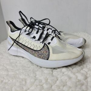 Nike Zoom Gravity Running Shoes White Multi Color US 10.5 EU 44.5 BQ3202-101.